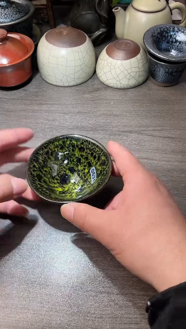 茶盏建窑建盏宋代黑釉瓷