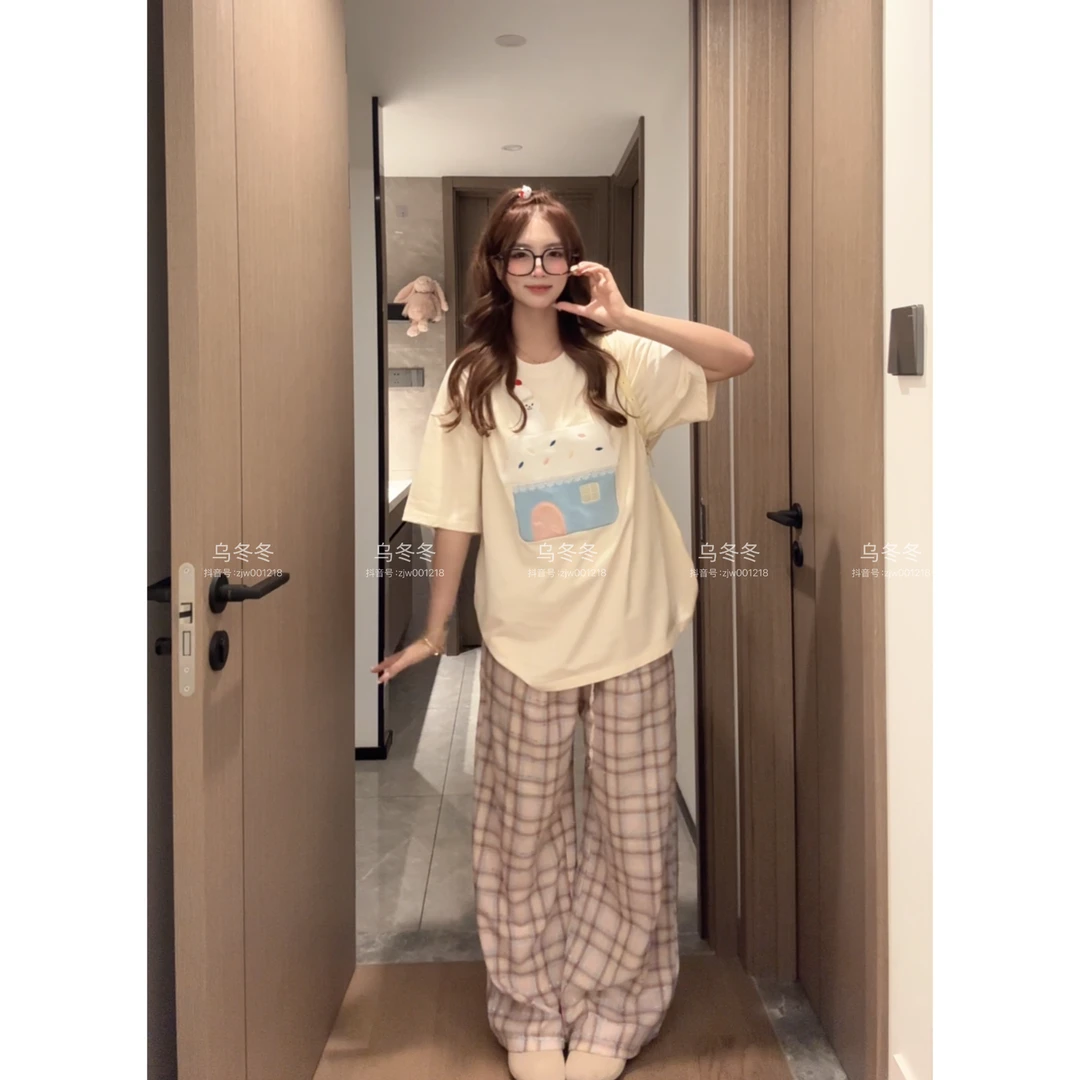 【乌冬原创】“雪糕屋”夏季双砂纯棉260克重磅短袖～透气亲肤吸汗！