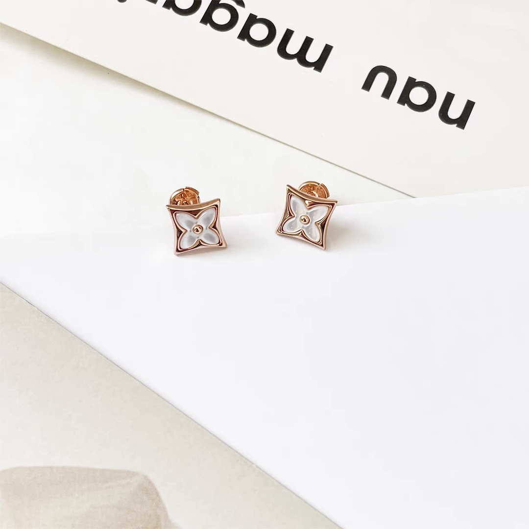 铜合金贝壳耳饰 【GOLIFIR】Moment系列耳环气质轻奢X101