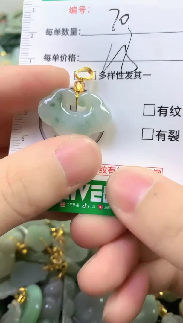 颈饰未镶嵌翡翠纯天然缅甸A货翡翠70
