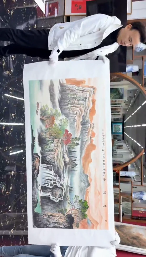 国画国画绘画山水花鸟