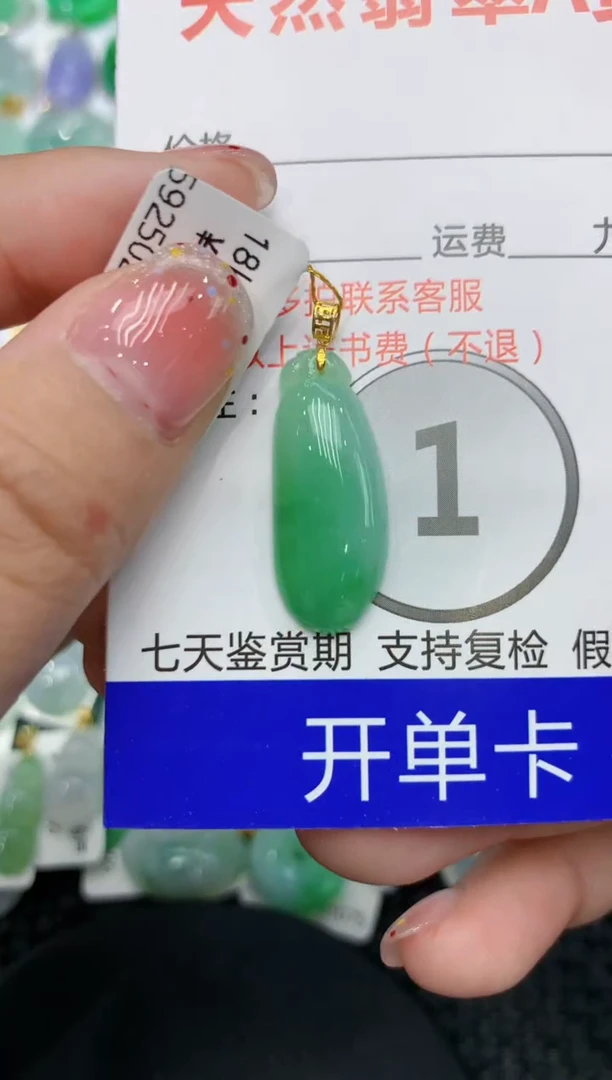 【闪购商品】翡翠颈饰18K金镶嵌111111111111