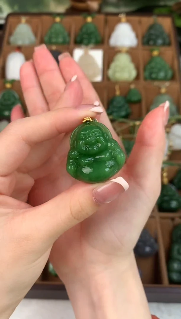 颈饰未镶嵌和田玉吊坠30mm