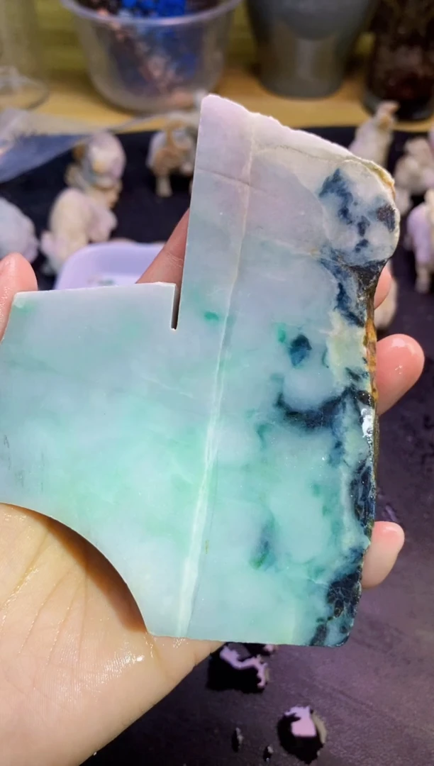 翡翠未镶嵌颈饰天然翡翠133