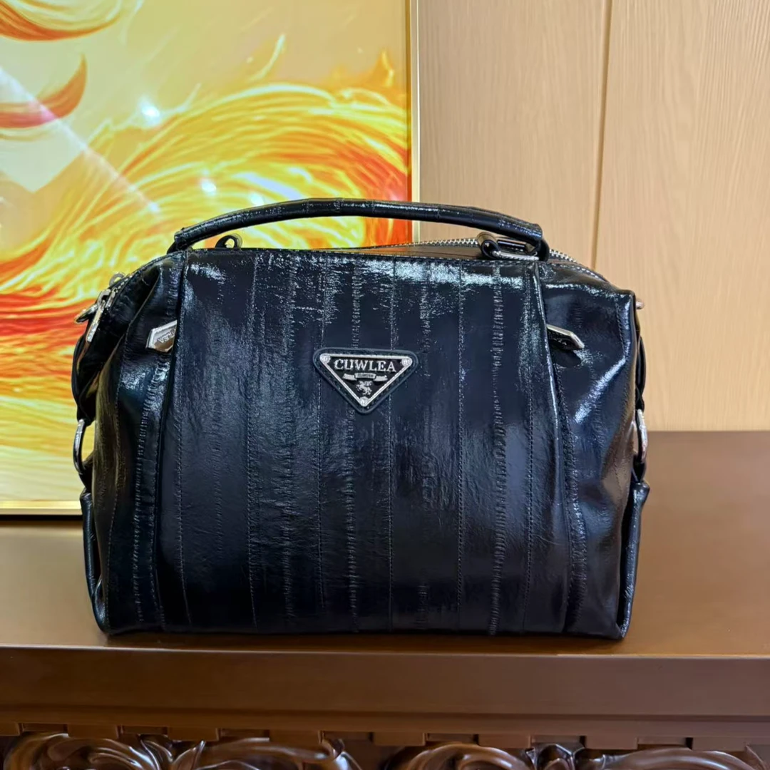 经典百搭单肩手提枕头包1560