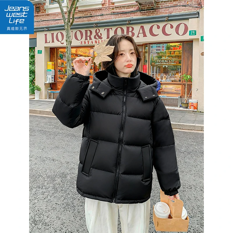 真维斯无界连帽棉服冬季慵懒复古减龄百搭舒适软糯高级质感外套