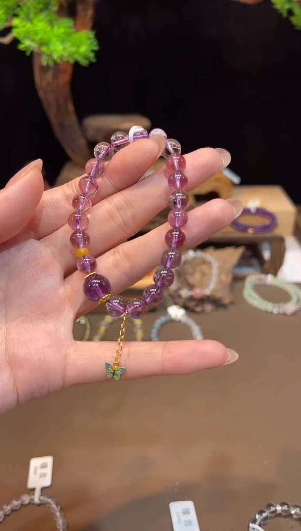 水晶手链未镶嵌手饰@@F4903