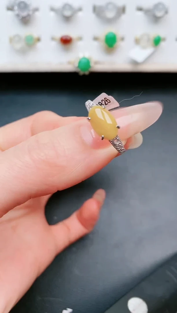 【闪购商品】翡翠戒指银S925镶嵌......