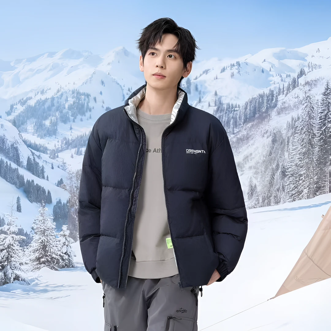 冬季帅气百搭韩版休闲男女同款立领加厚保暖外套1126