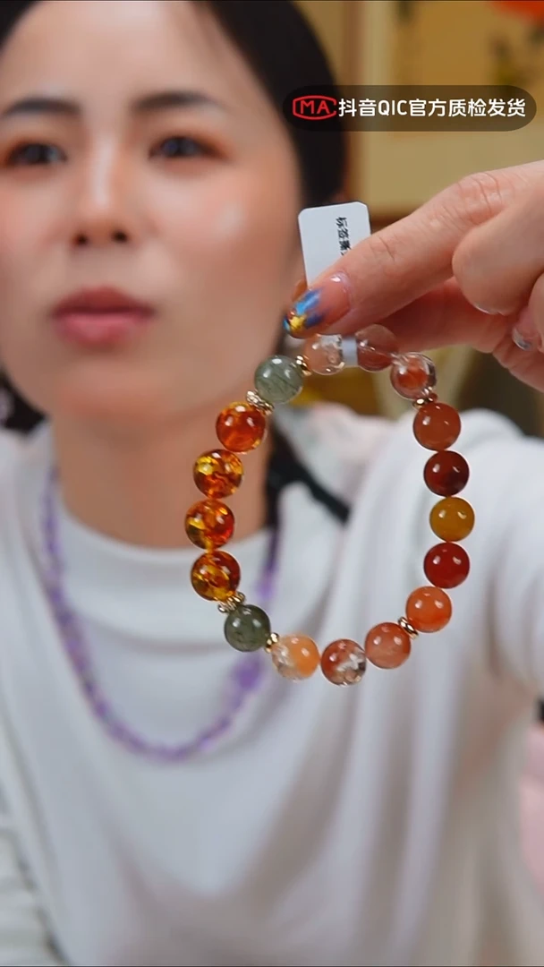 未镶嵌手链水晶闪购6号 福禄寿老矿兔毛设计款手串
