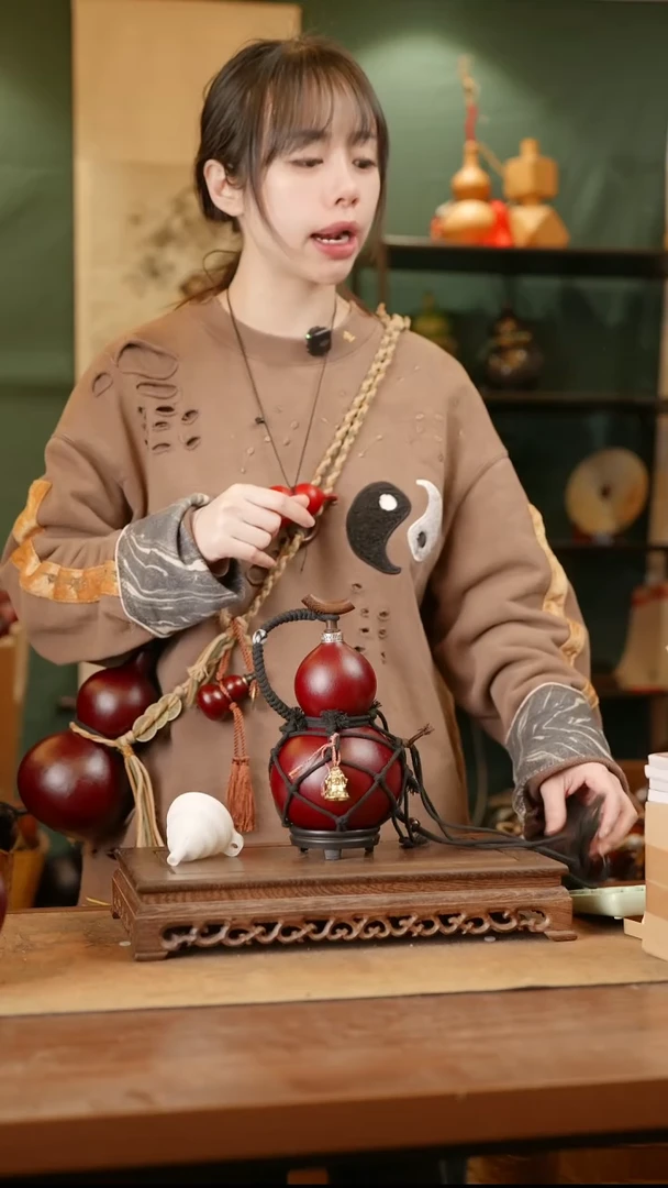 9号精品天然大漆酒葫芦一物一拍~