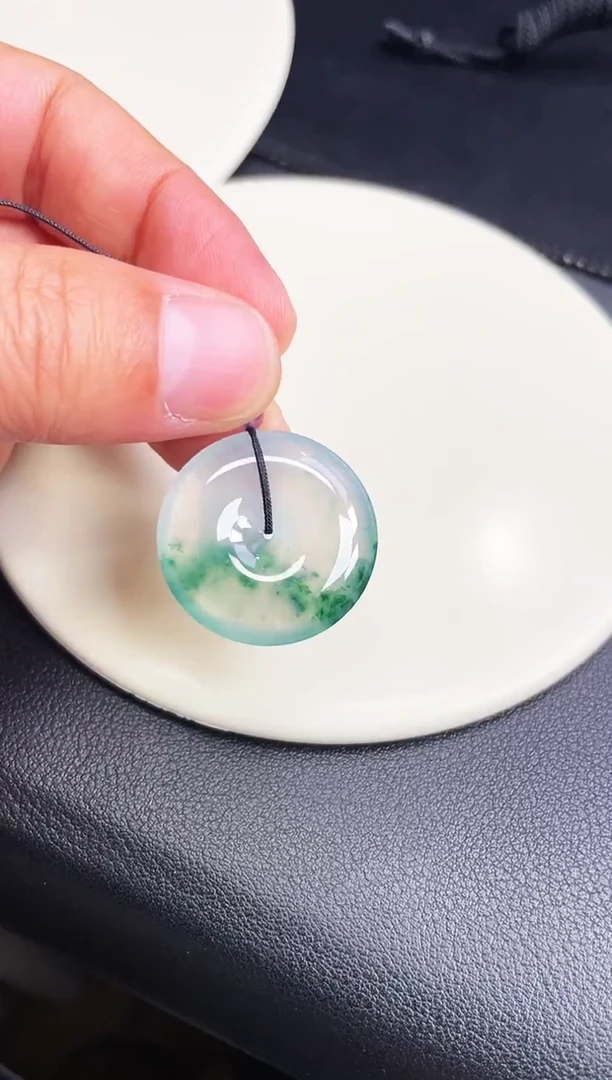 颈饰未镶嵌翡翠【45】平安扣 尺寸 25.5   5.6mm