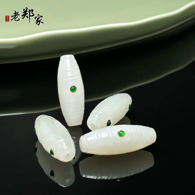 【老郑家】和田玉挂件 约32*11mm (多样性发一件）