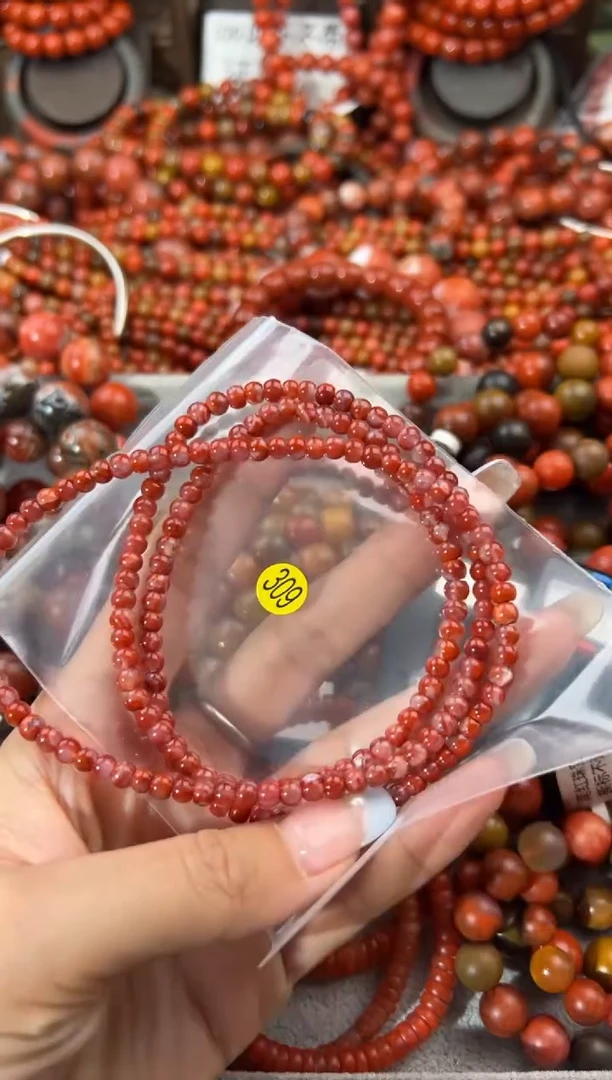 未镶嵌手串南红玛瑙5+
