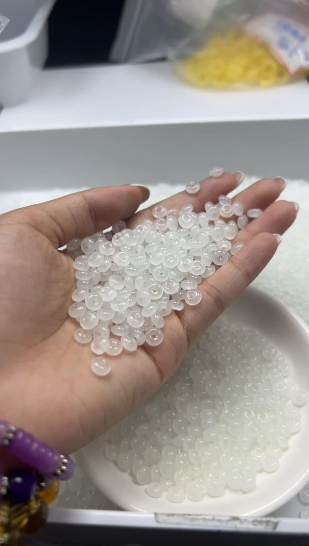 南红玛瑙未镶嵌颈饰w747荔枝冻算盘6*3mm*50颗