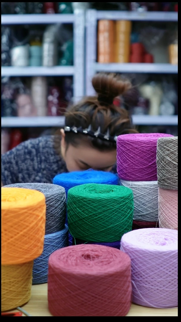 羊绒欢姐手编线D719