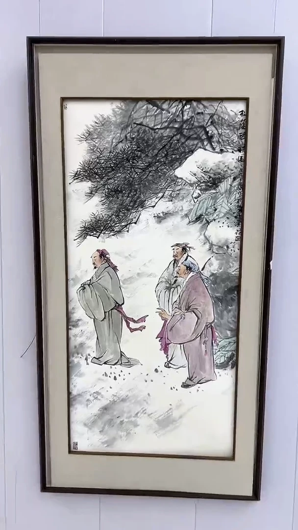 国画吴丽珠-8平尺-国画作品-人物原作-x