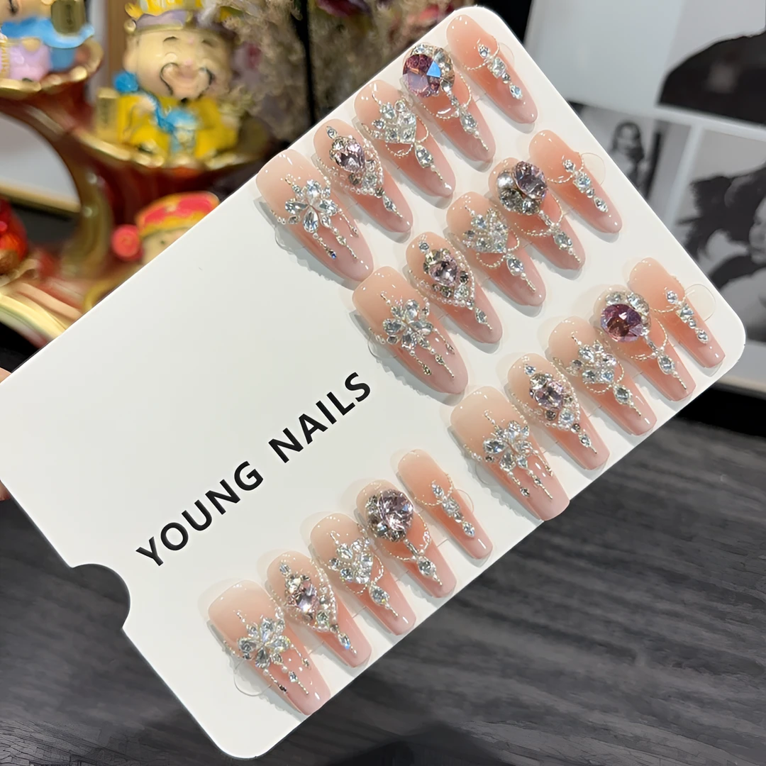 【星芒冠冕/施家华子+锆石】纯手工高定穿戴甲