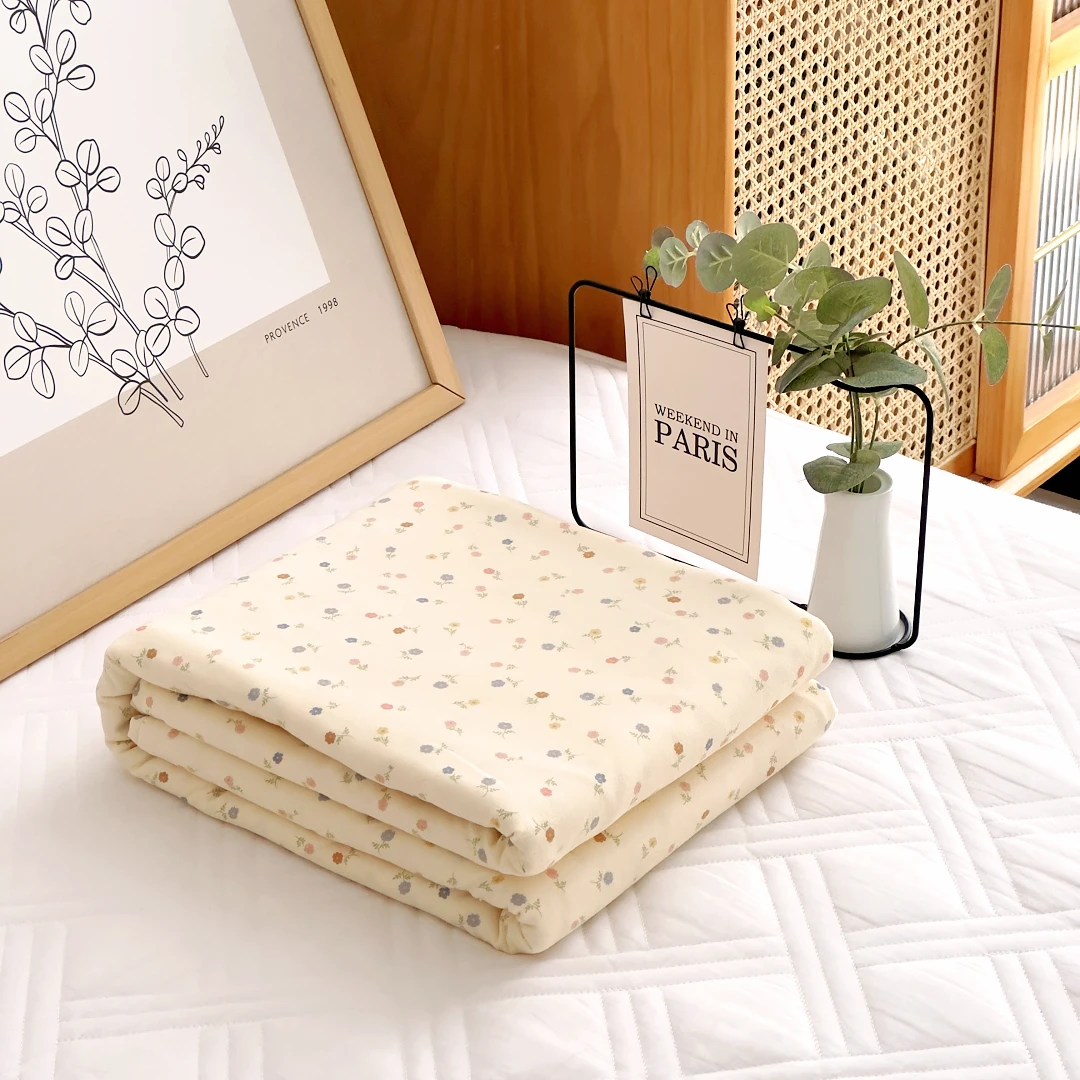 【京かわ会社】双层纱被套200*230cm 田园小碎花