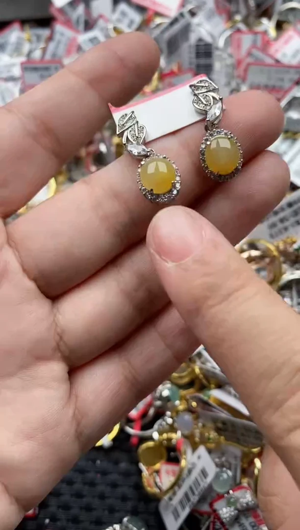 【闪购商品】翡翠戒指银S925镶嵌33333---6