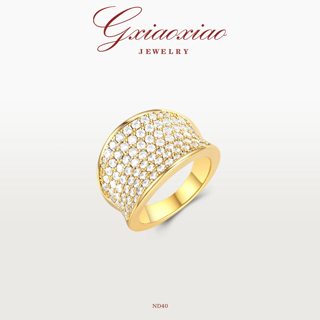 G XIAOXIAO 轻奢气质高级感百搭满天星戒指 ND40