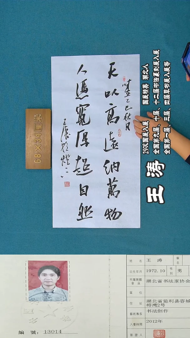 书法154R王涛书法作品