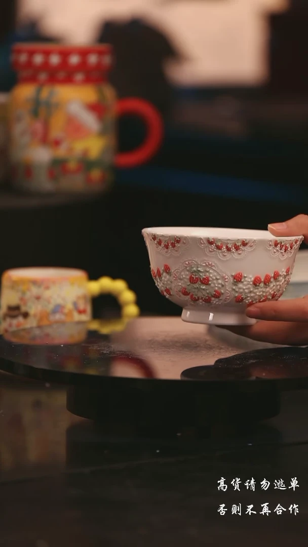 陶瓷景德镇可爱设计师款陶瓷