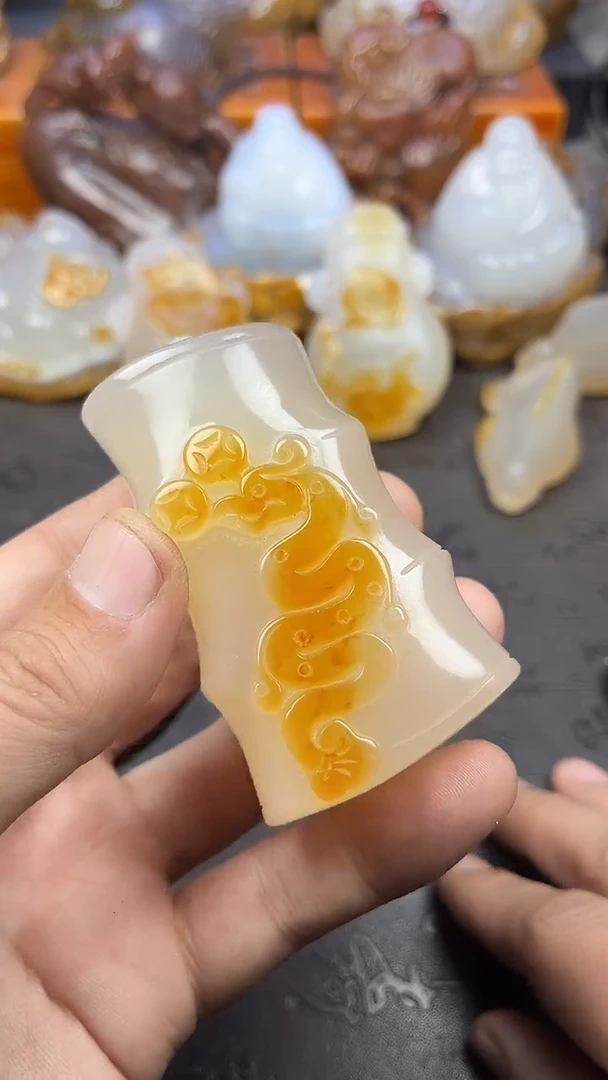 【闪购商品】玛瑙/玉髓手把未镶嵌1