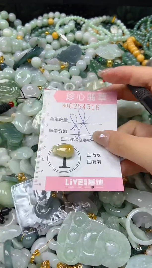 翡翠未镶嵌颈饰闪购0254316