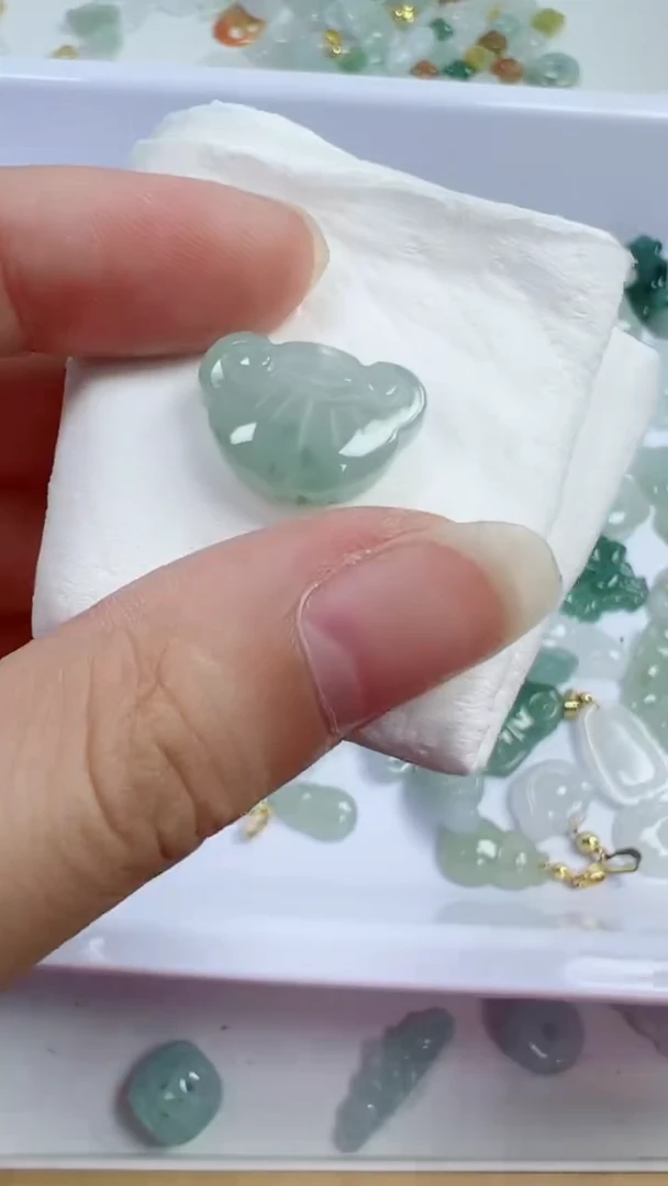 散珠翡翠35号链接，A货翡翠