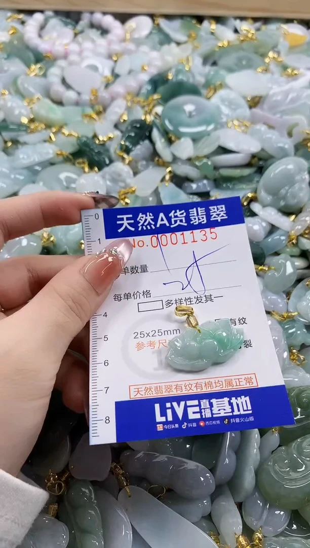 颈饰未镶嵌翡翠天然A货翡翠