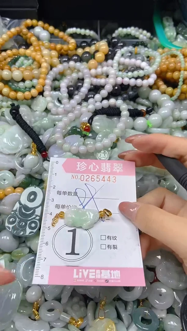 翡翠未镶嵌颈饰闪购0265443多样性发其一