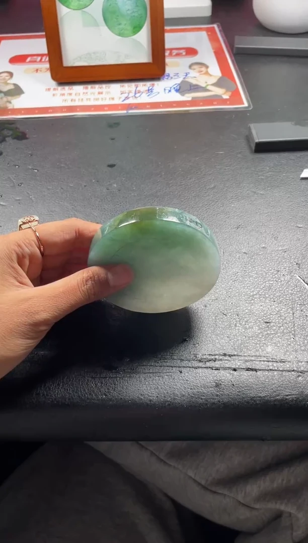 未镶嵌手镯定制翡翠小*正圈ABC6SZDZS