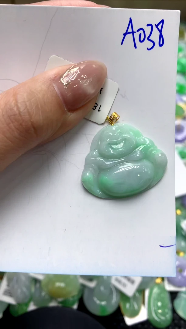 【闪购商品】翡翠颈饰18K金镶嵌111111111