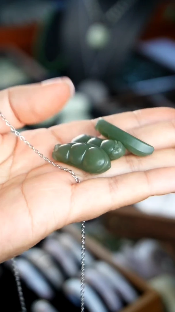 颈饰未镶嵌和田玉001  发一件