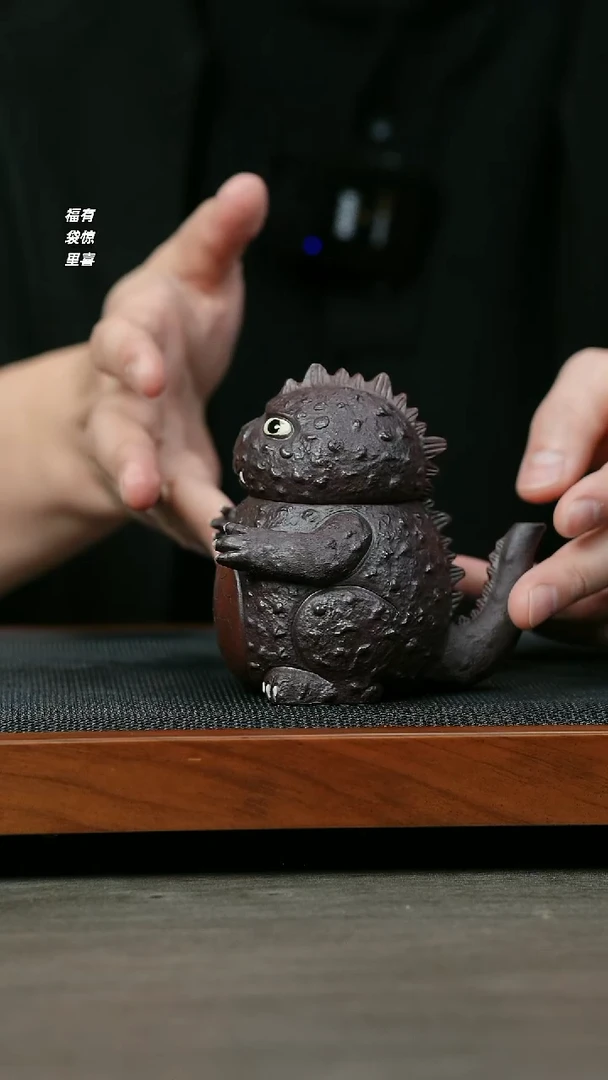 【闪购商品】紫砂茶壶H1336紫泥手把壶