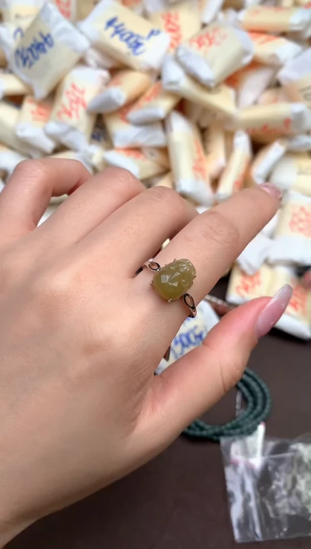 【闪购商品】翡翠戒指银S925镶嵌一