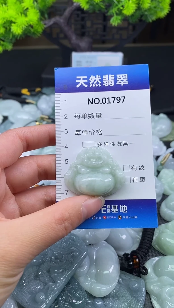 颈饰未镶嵌翡翠天然缅甸翡翠1797