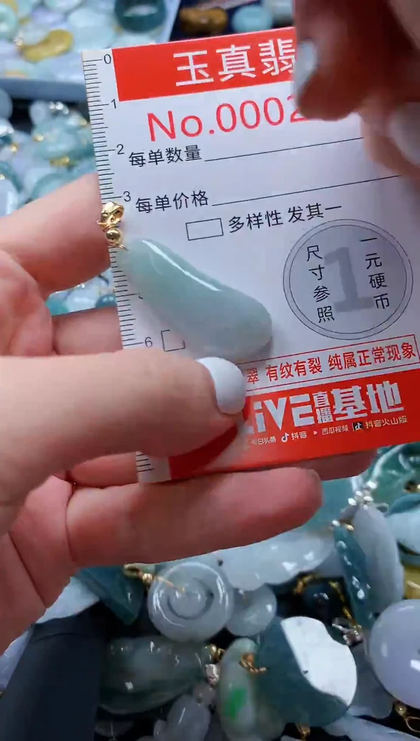 翡翠未镶嵌吊坠(不含链)2817