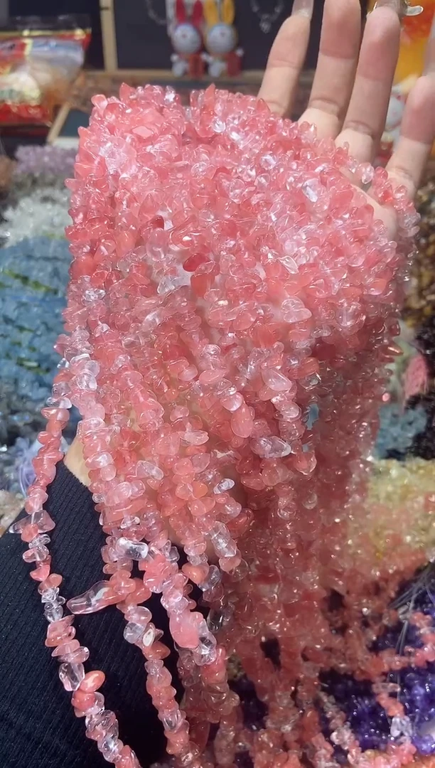 【闪购商品】水晶珠宝半成品未镶嵌西瓜晶