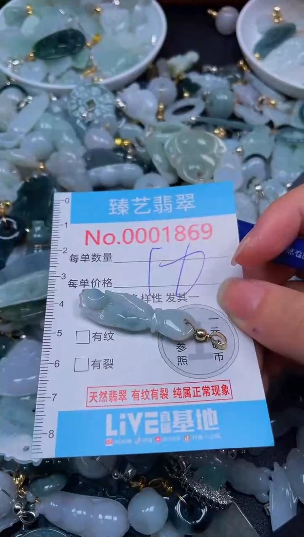 吊坠(不含链)未镶嵌翡翠1869