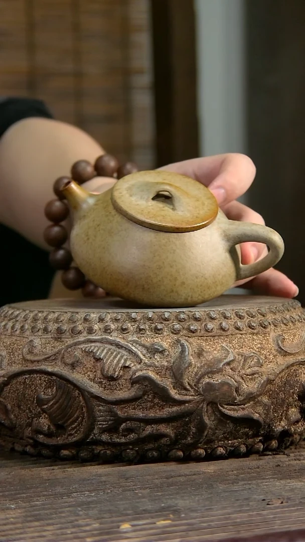 茶壶紫砂匣钵烧 景舟石瓢 容量200