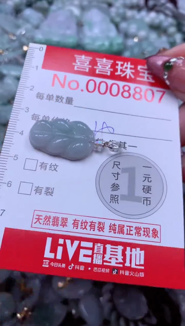 颈饰未镶嵌翡翠8807
