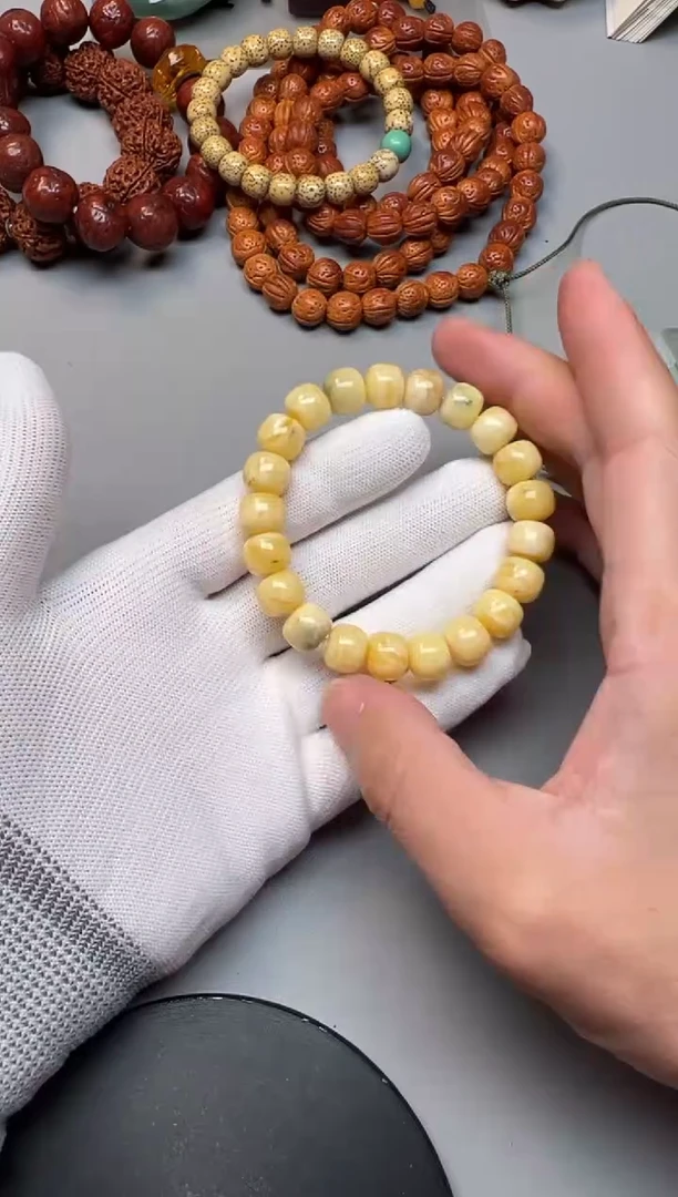 手链蜜蜡未镶嵌精品文玩手串一条