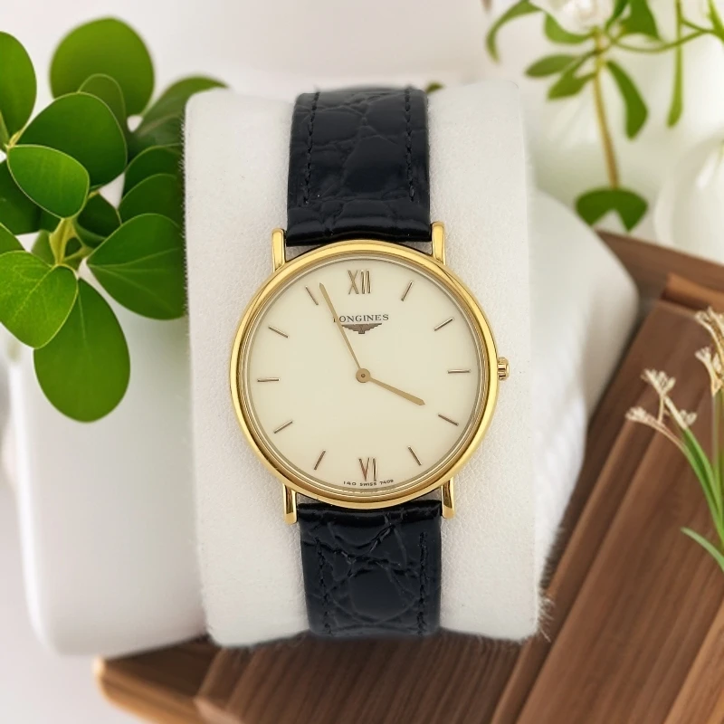 95新 Longines/浪琴 浪琴嘉岚超薄气质时尚简约经典石英中性表