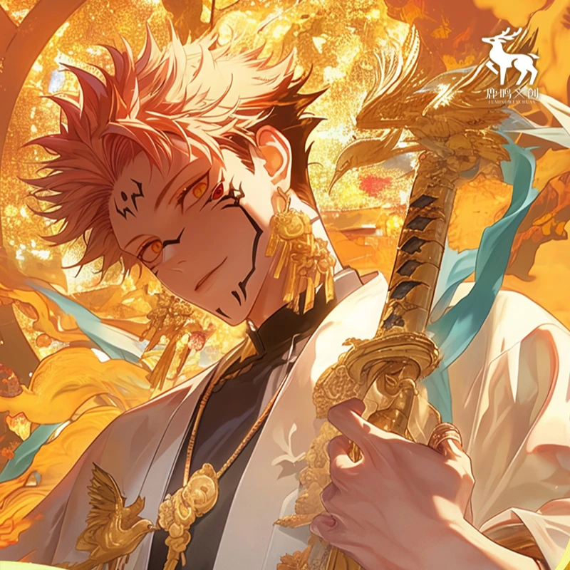 活卡 鹿鸣文创【咒术回战】金乌负日系列全亚克力色纸 盲盒（代拆）