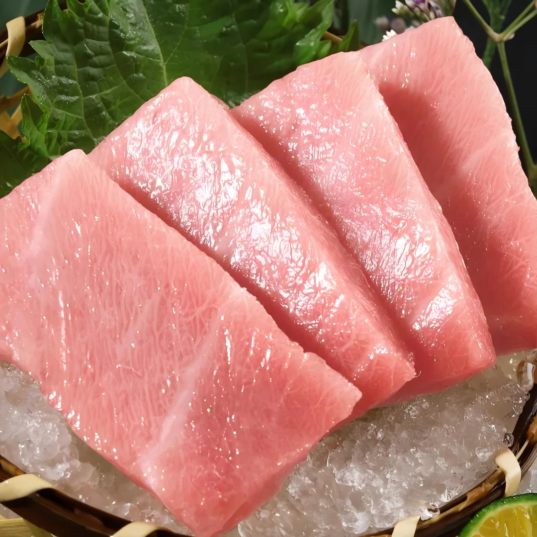 800斤+【中腹】西班牙大蓝鳍金枪鱼大腹霜降蛇腹刺身食用解冻即食