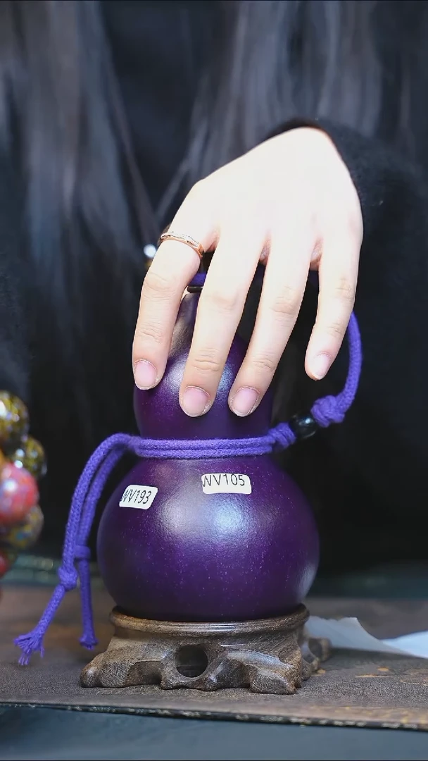 【闪购商品】WV193紫色中容量酒葫芦随缘发