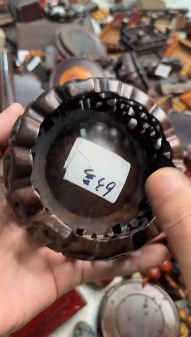 木63黑檀木云海底座