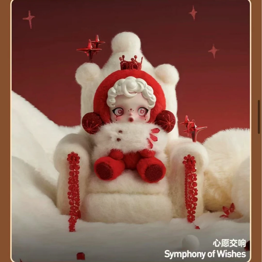 POPMART泡泡玛特SKULLPANDA冬日乐章系列SP搪胶脸毛绒公仔盲盒礼